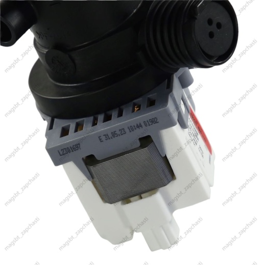 Washing Machine pump assembly Askoll 3 pins 40W chip back copper M325 RS0806 photo 3 - 