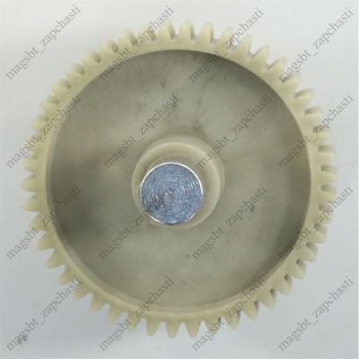 Meat grinder gear MOULINEX D82/8mm h72mm z46 straight metal shaft with internal hexagon 8mm photo 2438422 Meat grinder gear MOULINEX D82/8mm h72mm z46 straight metal shaft with internal hexagon 8mm photo 2438422
