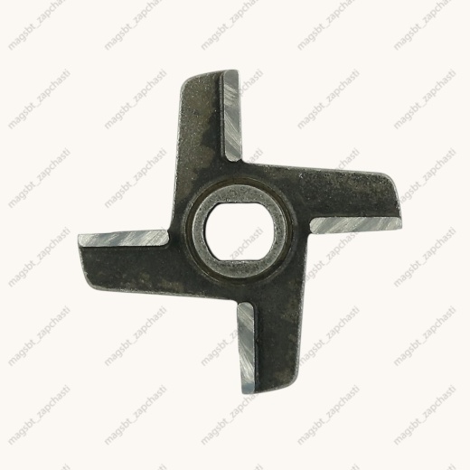 Meat grinder knife MIM-300 D74mm 13.5x16.5mm hole with flange photo 3 - Meat grinder knife MIM-300 D74mm 13.5x16.5mm hole with flange photo 3 -