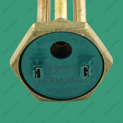 Heating element in/n 1500W 220V RCT TW3 anode M6 1 1/4 (42mm) L200/260mm THERMOWATT /copper/ photo 2269353