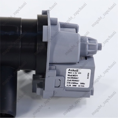 Насос стиральной машины с улиткой Askoll 3 защ 40W фишка вперед M325 292075 141896 Bosch Siemens ОРИГИНАЛ photo 2398291 Насос стиральной машины с улиткой Askoll 3 защ 40W фишка вперед M325 292075 141896 Bosch Siemens ОРИГИНАЛ photo 2398291