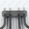 Oven heating element 800+1200W INDESIT C00078419 straight photo 3 - 