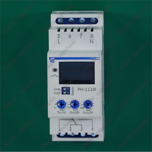 Voltage relay 16A 220V 1 phase 3.5 kW PH-111M photo 3 - 
