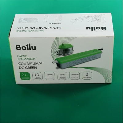 Насос дренажный BALLU 21л/час проточ CondiPump DC Green photo 2411743 Насос дренажный BALLU 21л/час проточ CondiPump DC Green photo 2411743