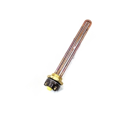 Heating element + thermostat Unival (RDT, 1 1/4, 1500W, D48, M6, L275) Italy photo 1392476